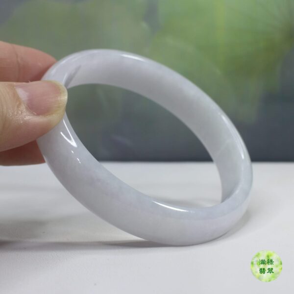 天然A貨翡翠玉器玉鐲 紫羅蘭底色清新脫俗 - Image 2
