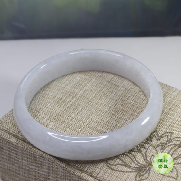 天然A貨翡翠玉器玉鐲 紫羅蘭底色清新脫俗 - Image 8