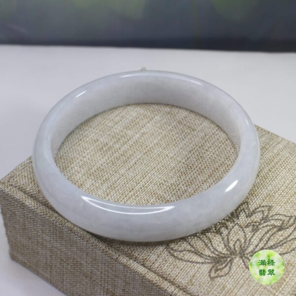 天然A貨翡翠玉器玉鐲 紫羅蘭底色清新脫俗 - Image 9