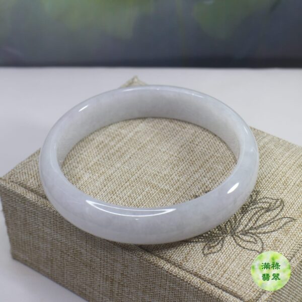 天然A貨翡翠玉器玉鐲 紫羅蘭底色清新脫俗 - Image 10