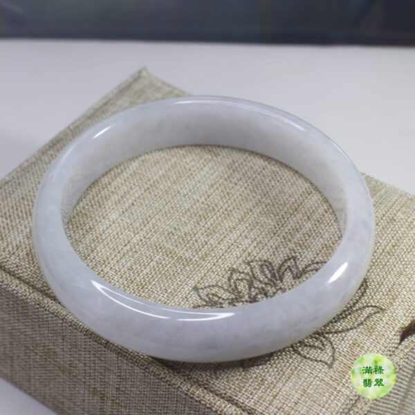 天然A貨翡翠玉器玉鐲 紫羅蘭底色清新脫俗 - Image 11