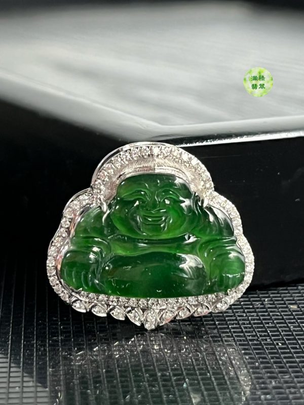 翡翠,玉器,翡翠玉器,玉佛,佛公,A貨玉,玉,玉吊墜,彌勒佛,香港翡翠,A貨翡翠,翡翠鑑定證,