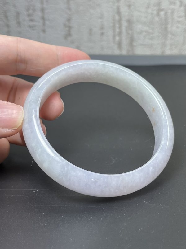 翡翠玉器A貨玉手鐲 玉鐲 59圈 雖是簡單的一個圈 在古時 佩戴玉鐲便已有交好運等祝福的寓意 - Image 5