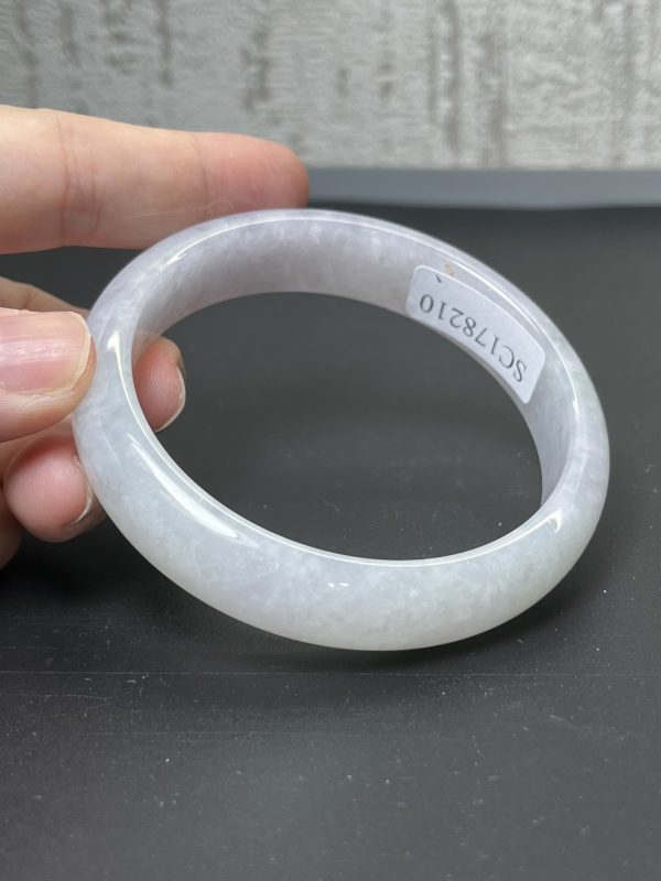 翡翠玉器A貨玉手鐲 玉鐲 59圈 雖是簡單的一個圈 在古時 佩戴玉鐲便已有交好運等祝福的寓意 - Image 3