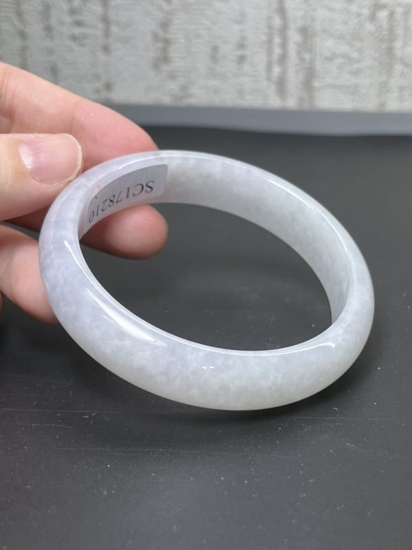 翡翠玉器A貨玉手鐲 玉鐲 59圈 雖是簡單的一個圈 在古時 佩戴玉鐲便已有交好運等祝福的寓意 - Image 2