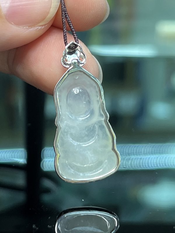 18k翡翠A貨玉器寶寶佛翡翠吊墜 萌化人心的外表 心中卻藏有大智慧 - Image 4