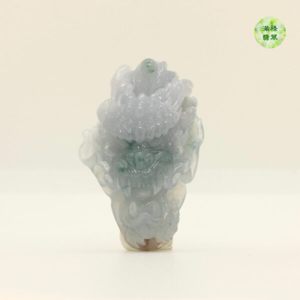 翡翠A貨玉器玉紫羅蘭龍牌翡翠吊墜 一直以來我們都追求優秀追求卓越 希望成爲群龍之首