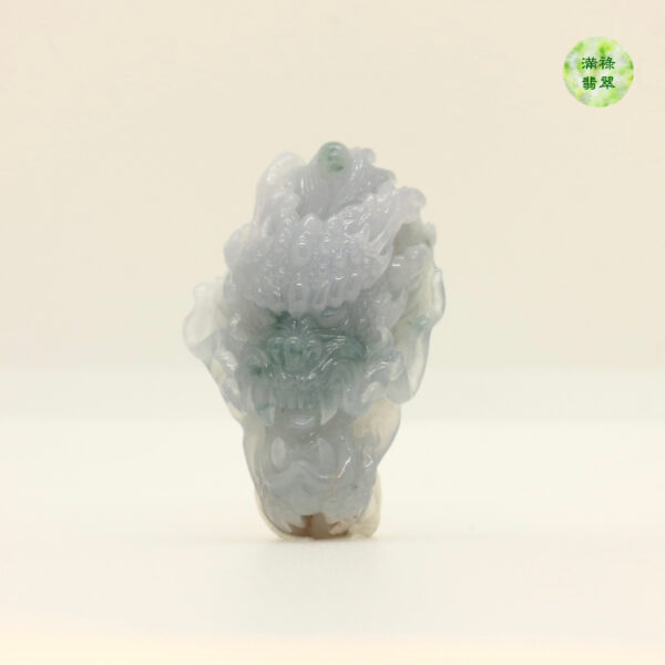 翡翠A貨玉器玉紫羅蘭龍牌翡翠吊墜 一直以來我們都追求優秀追求卓越 希望成爲群龍之首 - Image 5