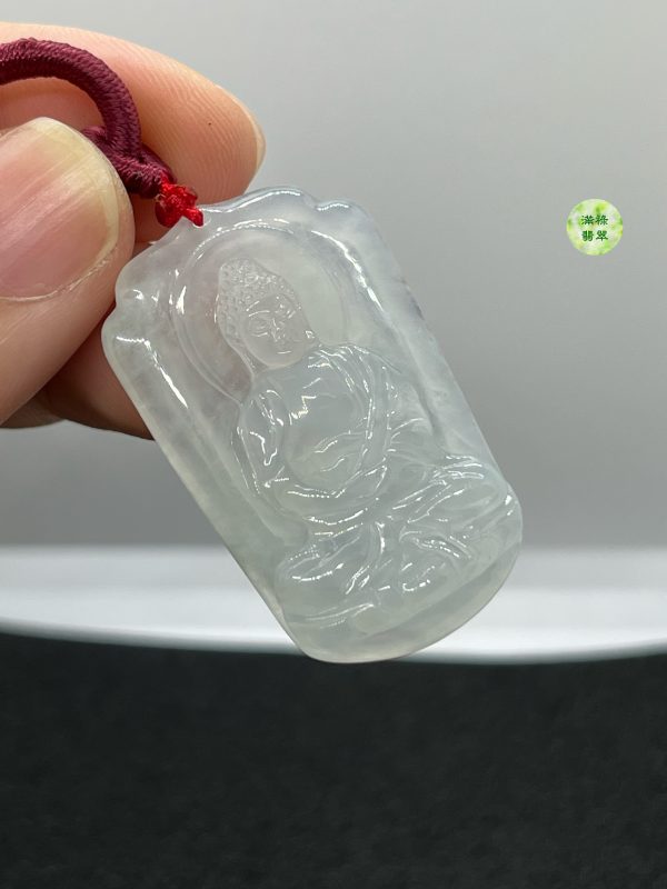 翡翠A貨玉器玉佛祖大日如來釋迦牟尼翡翠吊墜  可以讓自己的內心 充滿安寧 暗示自己不再那麼急功近利 - Image 8