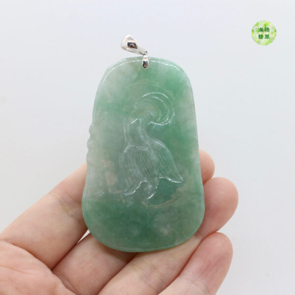 翡翠A貨玉器玉龍牌翡翠吊墜寓意着佩戴的人可以手握重權 受到別人的尊重和擁戴 - Image 13