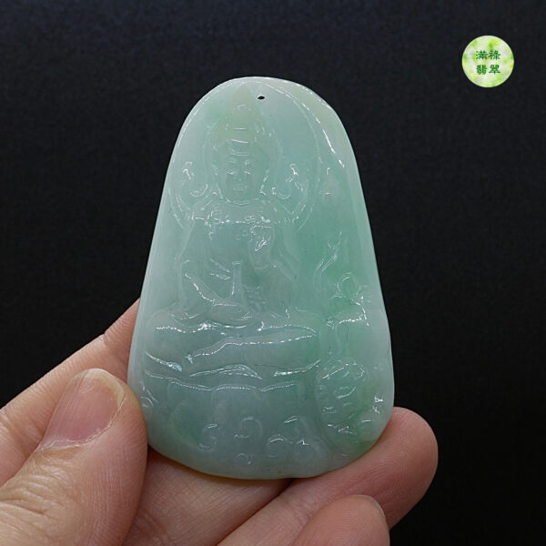 翡翠玉器A貨玉觀音菩薩翡翠玉吊墜