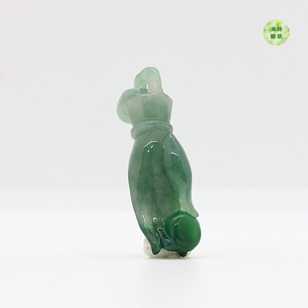 翡翠A貨玉器佛手翡翠吊墜也被稱爲佛祖之手 代表佛陀的保佑 - Image 2
