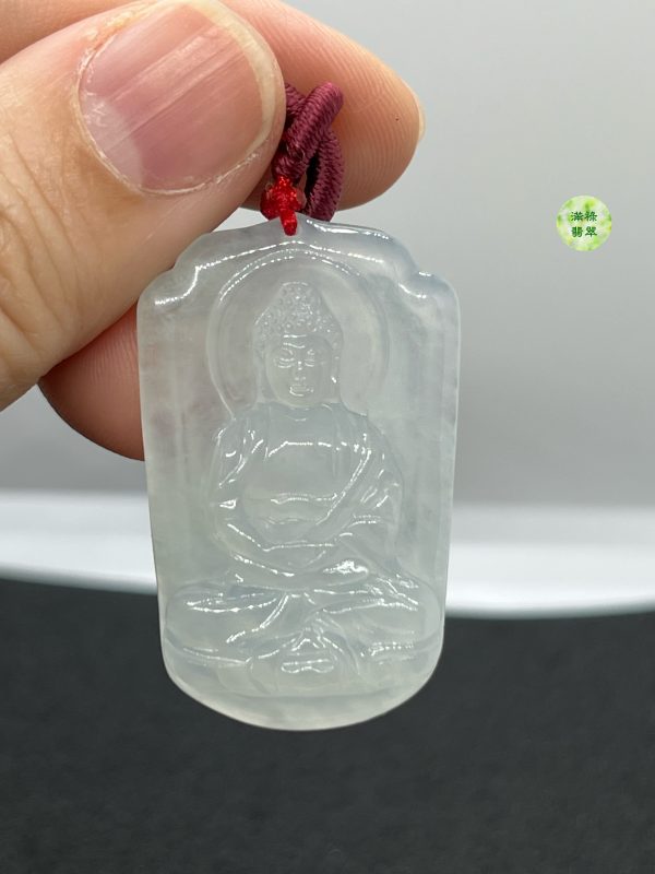 翡翠A貨玉器玉佛祖大日如來釋迦牟尼翡翠吊墜  可以讓自己的內心 充滿安寧 暗示自己不再那麼急功近利 - Image 10