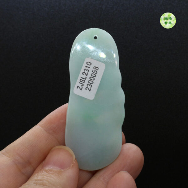 翡翠玉器A貨玉觀音菩薩翡翠玉吊墜 - Image 5