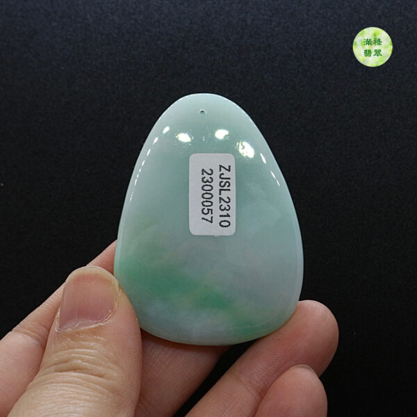 翡翠玉器A貨玉觀音菩薩翡翠玉吊墜 - Image 7