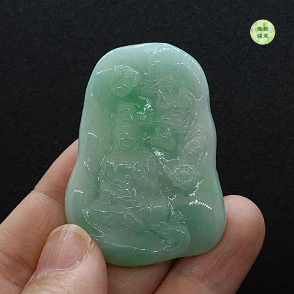 翡翠玉器A貨玉觀音菩薩翡翠玉吊墜