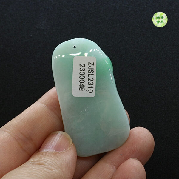 翡翠玉器A貨玉普賢菩薩翡翠玉吊墜 生肖龍蛇守護神 - Image 8