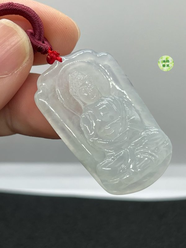 翡翠A貨玉器玉佛祖大日如來釋迦牟尼翡翠吊墜  可以讓自己的內心 充滿安寧 暗示自己不再那麼急功近利 - Image 7
