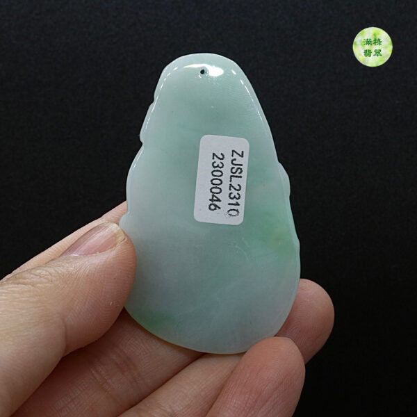 翡翠玉器A貨玉普賢菩薩翡翠玉吊墜 生肖龍蛇守護神 - Image 6