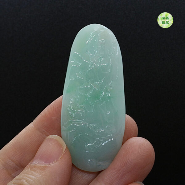 翡翠玉器A貨玉觀音菩薩翡翠玉吊墜