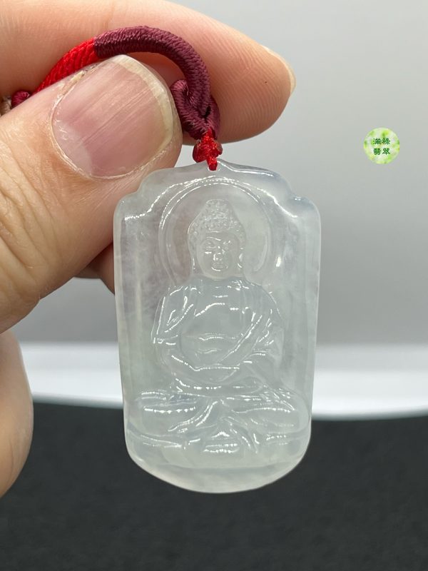 翡翠A貨玉器玉佛祖大日如來釋迦牟尼翡翠吊墜  可以讓自己的內心 充滿安寧 暗示自己不再那麼急功近利 - Image 5