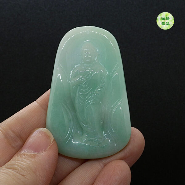 翡翠玉器A貨玉佛祖大日如來釋迦牟尼翡翠玉吊墜