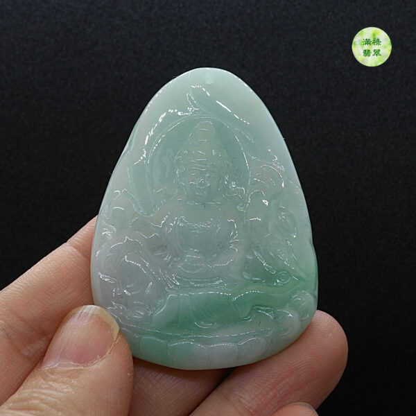 翡翠玉器A貨玉觀音菩薩翡翠玉吊墜