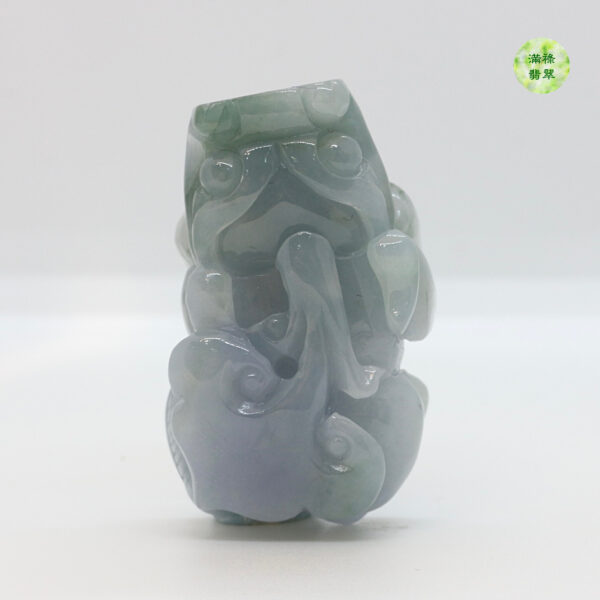 翡翠A貨玉器紫羅蘭貔貅翡翠吊墜 紫氣東來納萬福 貔貅招財送元寶