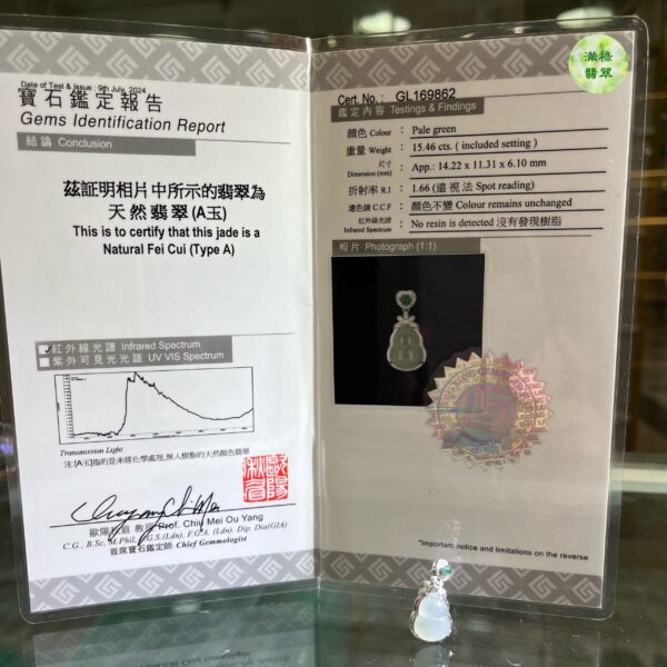 18K翡翠A貨玉器葫蘆翡翠吊墜小物雖小巧卻不簡單 寓意美好 爲生活增添生機和趣味 - Image 12
