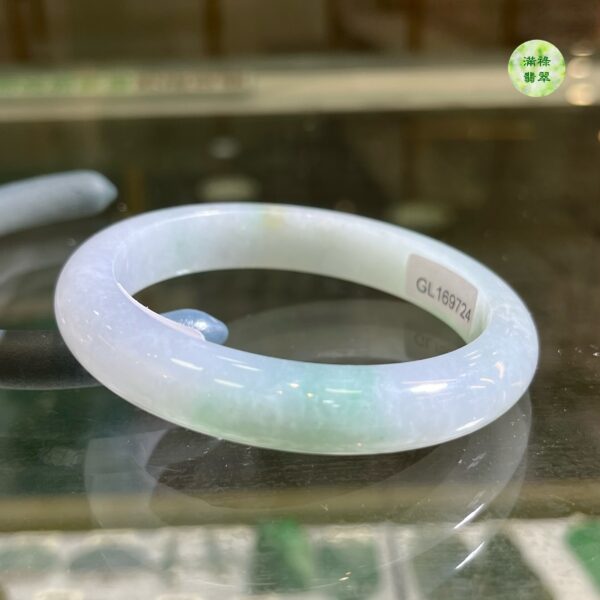 翡翠玉器A貨玉翡翠手鐲57.35mm/1.52寸好鐲配美人 只待有緣人 有緣遇見 恰好喜歡 那就不要錯過 - Image 7