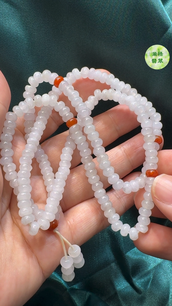 翡翠A貨玉器算盤珠  直徑5.2 mm寬3 mm - Image 6