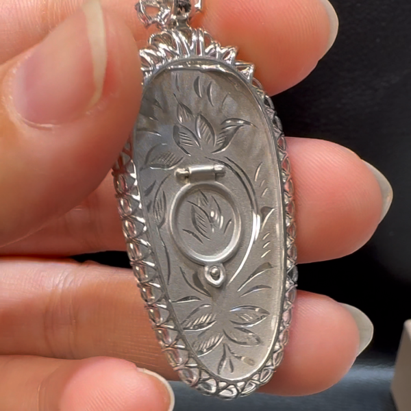 18K翡翠A貨玉器樹葉玉葉翡翠吊墜 整個52-21-8.8mm - Image 7