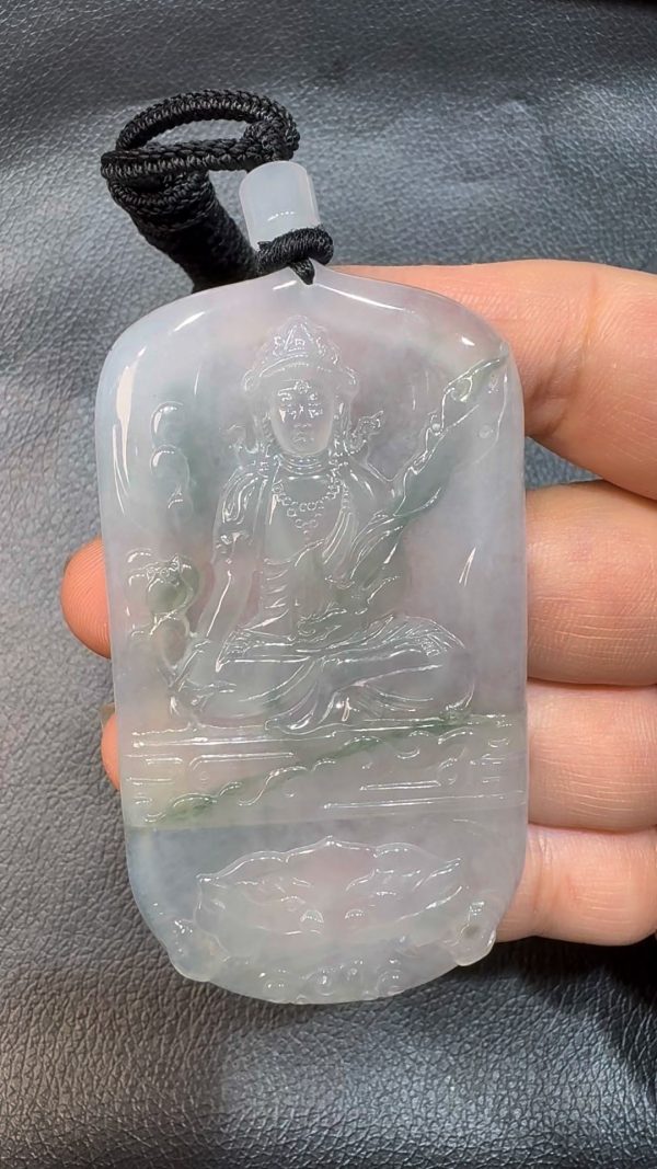 翡翠直播商品#50-翡翠虛空藏菩薩吊墜 - Image 2