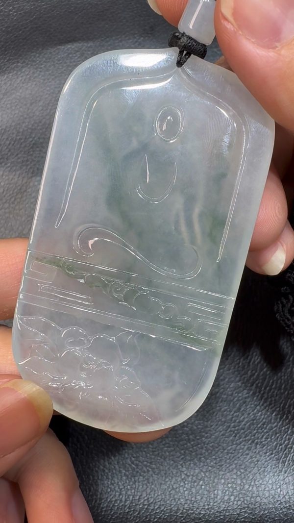 翡翠直播商品#50-翡翠虛空藏菩薩吊墜 - Image 3