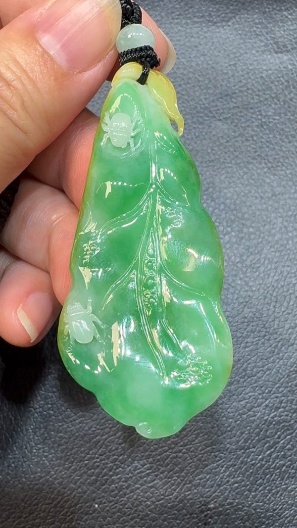 翡翠直播商品#59-翡翠A貨大業有成翡翠吊墜