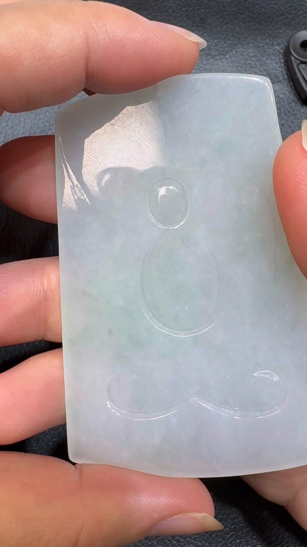 翡翠直播商品#61-翡翠玉器虛空藏菩薩翡翠吊墜 - Image 4