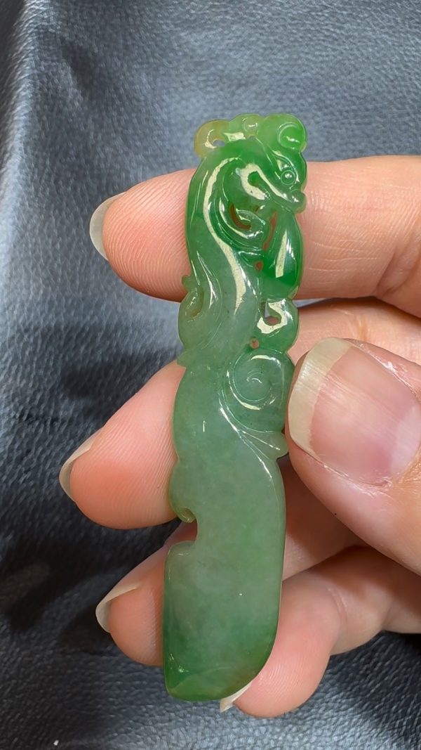翡翠直播商品#79 - 翡翠府上有龍牌吊墜 - Image 6