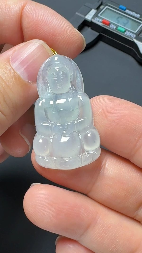 翡翠直播商品#127-觀音翡翠吊墜 - Image 2