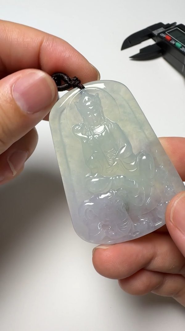 翡翠直播商品#155-普賢菩薩翡翠吊墜 - Image 2