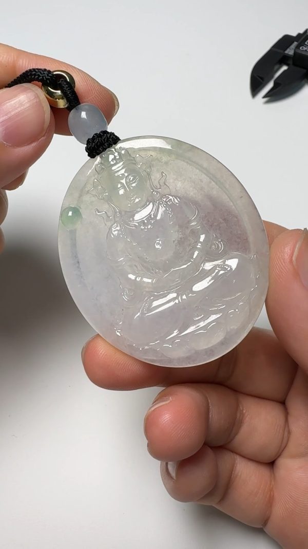 翡翠直播商品#158-度母觀音翡翠吊墜 - Image 8