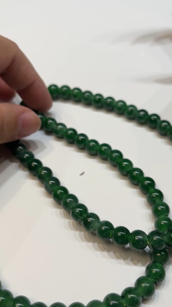 翡翠直播商品#190-扁珠翡翠項鏈 - Image 2