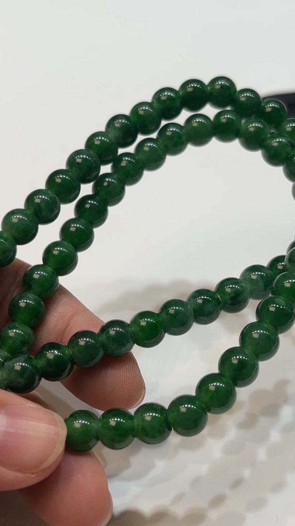 翡翠直播商品#190-扁珠翡翠項鏈