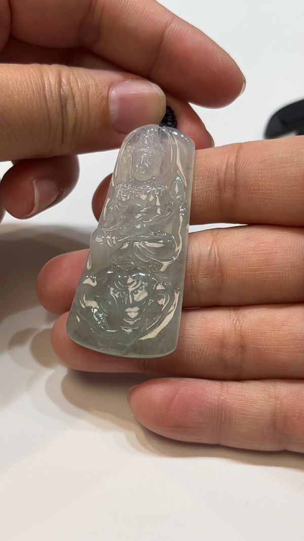 翡翠直播商品#194-翡翠普賢菩薩吊墜 - Image 5