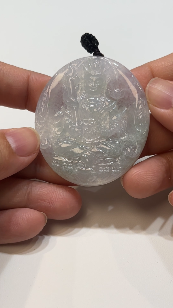 翡翠直播商品#195-翡翠虛空藏菩薩吊墜 - Image 2