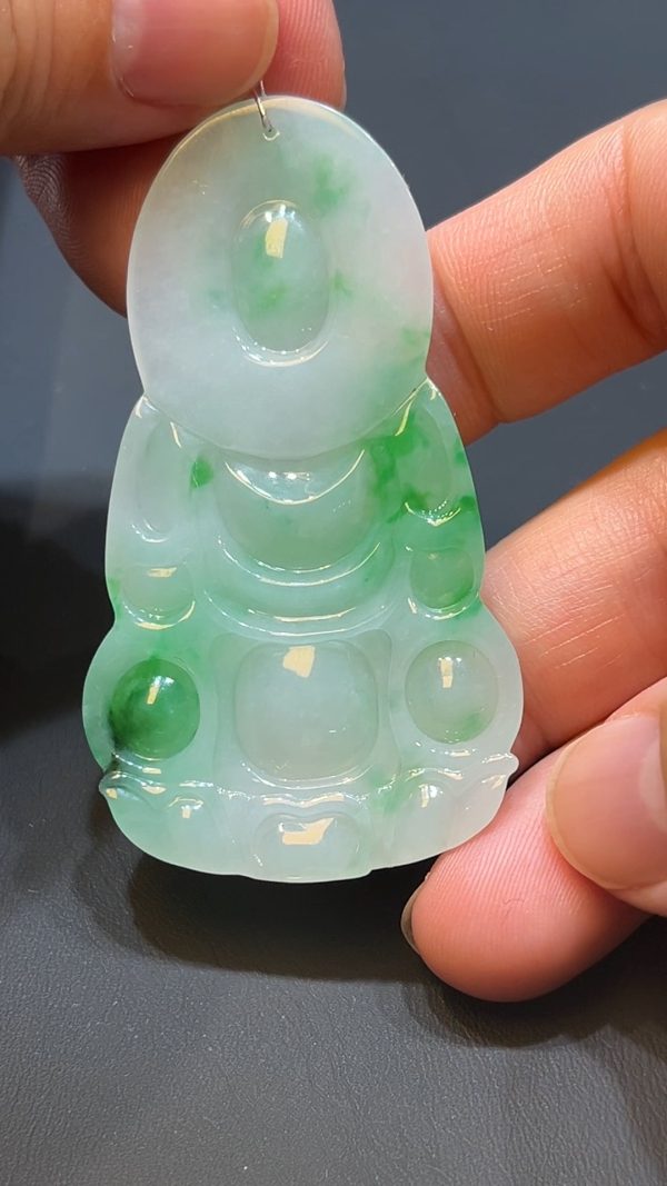 翡翠直播商品#218-翡翠玉器觀音吊墜 - Image 3