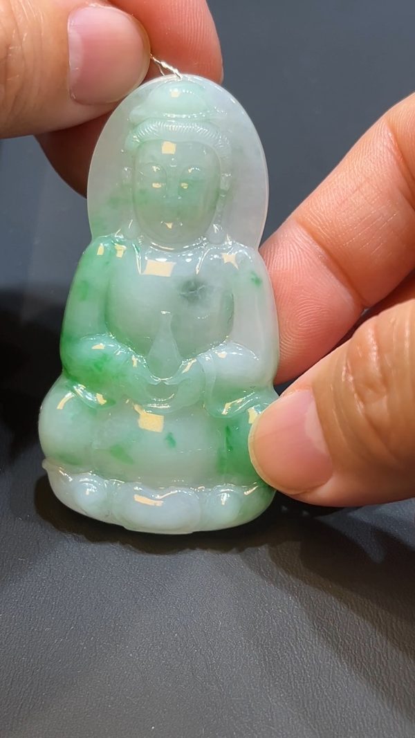 翡翠直播商品#218-翡翠玉器觀音吊墜 - Image 4