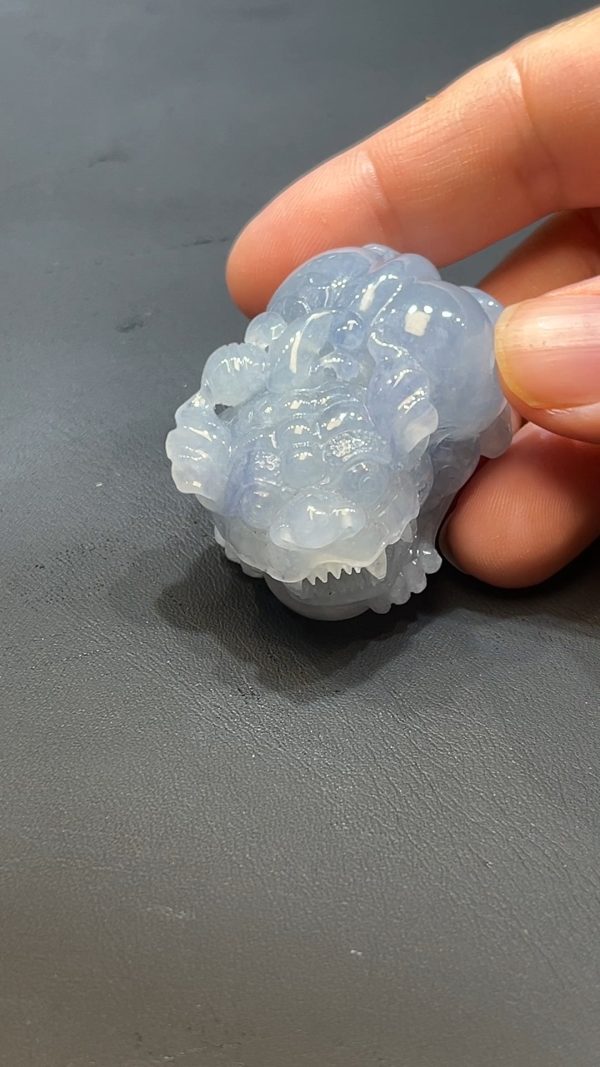 翡翠直播商品#232-紫羅蘭立體貔貅吊墜 - Image 4