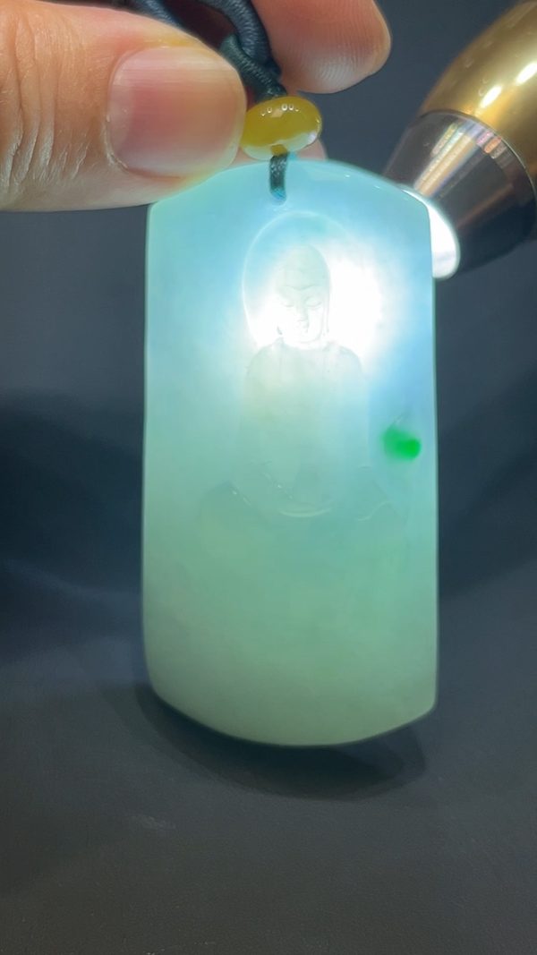 翡翠直播商品#229-翡翠觀音吊墜 - Image 7