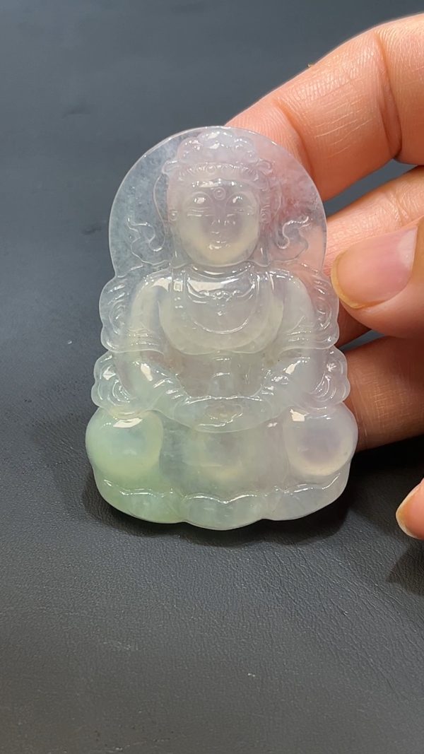 翡翠直播商品#234-翡翠度母觀音吊墜