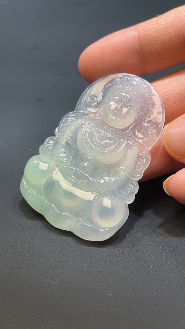 翡翠直播商品#234-翡翠觀音吊墜 - Image 3